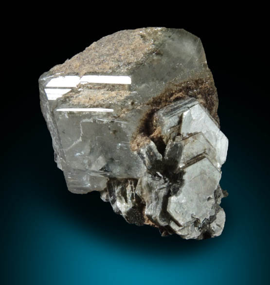 Phenakite and Muscovite from Mount Antero, Chaffee County, Colorado