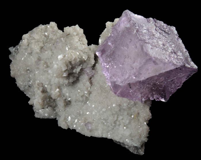 Fluorite on Dolomite from Elmwood Mine, Carthage, Smith County, Tennessee