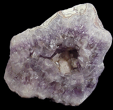 Quartz var. Amethyst from Amethyst Cove, Kings County, Nova Scotia, Canada