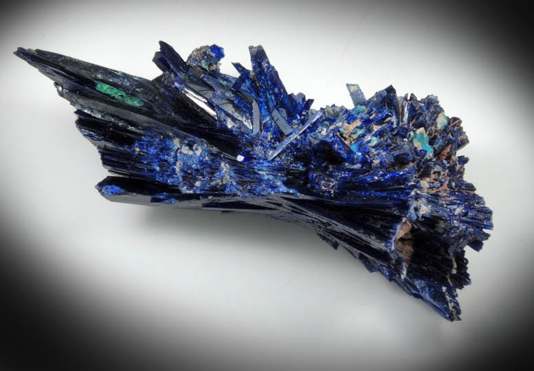 Azurite from Touissit Mine, 21 km SSE of Oujda, Jerada Province, Oriental, Morocco