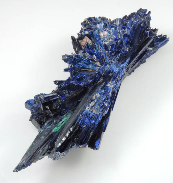 Azurite from Touissit Mine, 21 km SSE of Oujda, Jerada Province, Oriental, Morocco