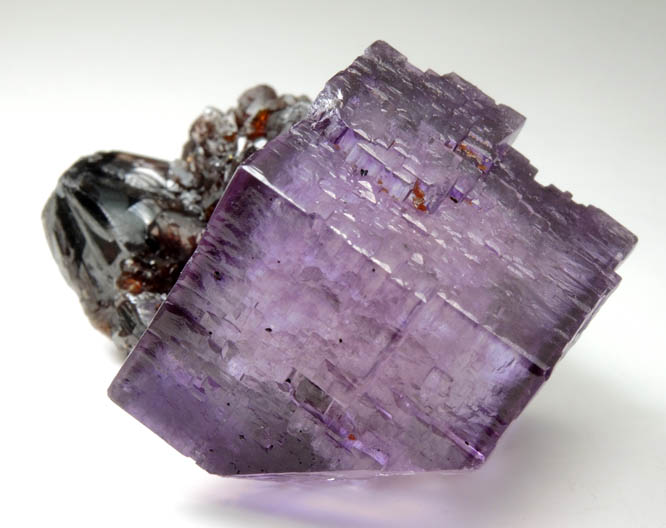 Fluorite on Sphalerite from Elmwood Mine, Carthage, Smith County, Tennessee