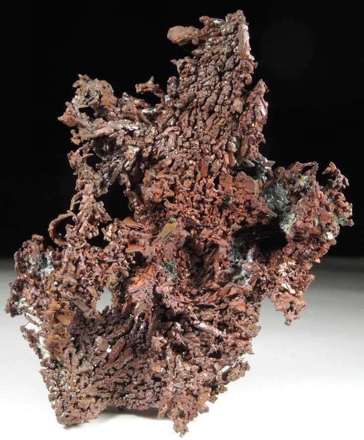 Copper (crystallized) from Ray Mine, Mineral Creek District, Pinal County, Arizona