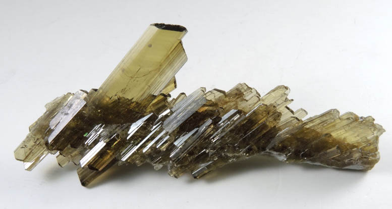 Epidote with Byssolite from Tormiq area, northwest of Skardu, Haramosh Mountains, Baltistan, Gilgit-Baltistan, Pakistan