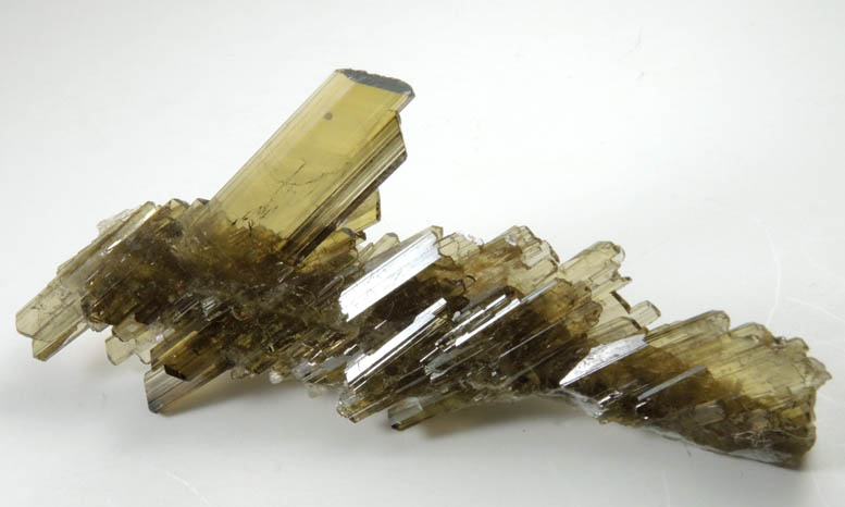 Epidote with Byssolite from Tormiq area, northwest of Skardu, Haramosh Mountains, Baltistan, Gilgit-Baltistan, Pakistan