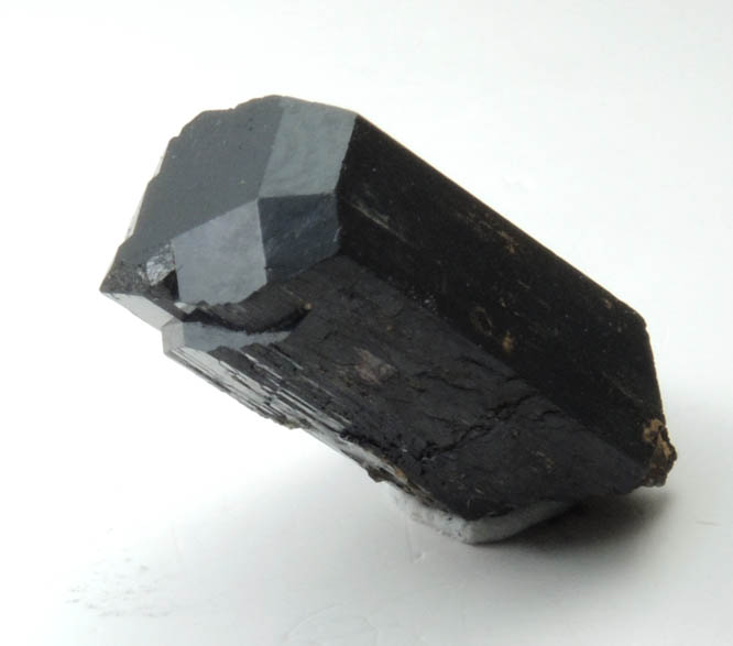 Arfvedsonite (rare terminated crystal) from Hurricane Mountain, east of Intervale, Carroll County, New Hampshire