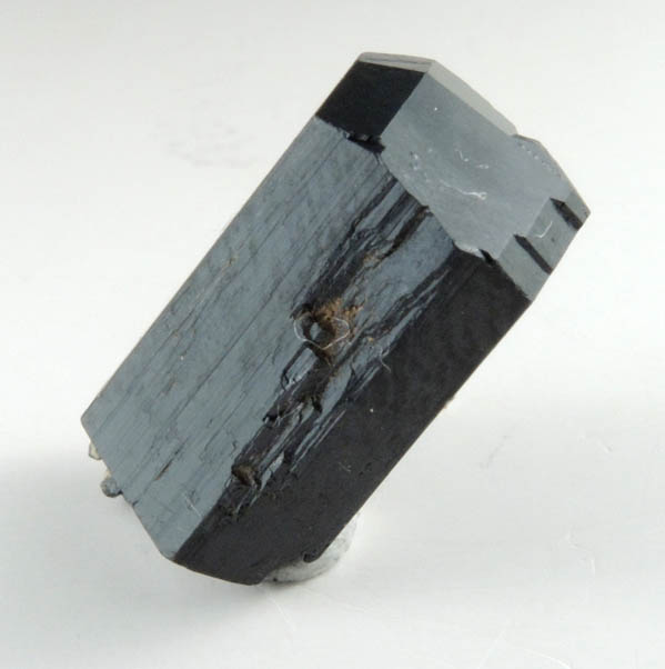 Arfvedsonite (rare terminated crystal) from Hurricane Mountain, east of Intervale, Carroll County, New Hampshire