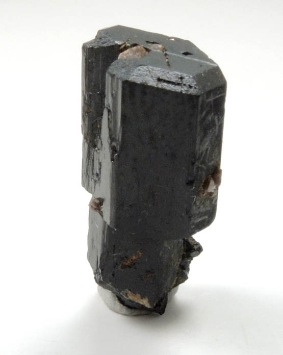 Arfvedsonite (rare terminated crystal) with Zircon from Hurricane Mountain, east of Intervale, Carroll County, New Hampshire