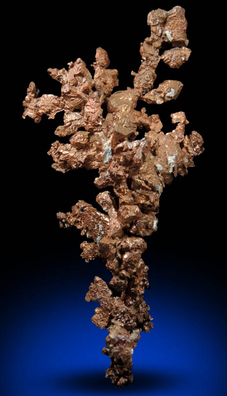 Copper (crystallized) from Itauz Mine, Karaganda Oblast', Kazakhstan