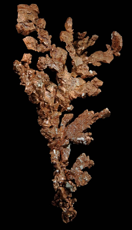 Copper (crystallized) from Itauz Mine, Karaganda Oblast', Kazakhstan