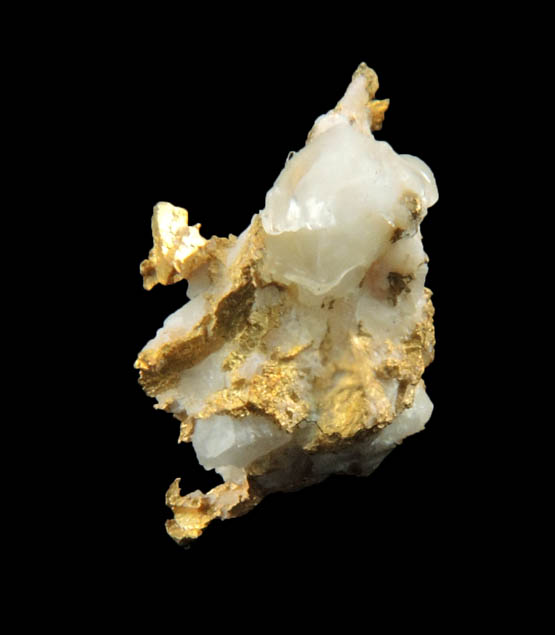 Gold in Quartz from Jamestown Mining District, Tuolumne County, California