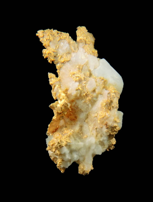 Gold in Quartz from Jamestown Mining District, Tuolumne County, California