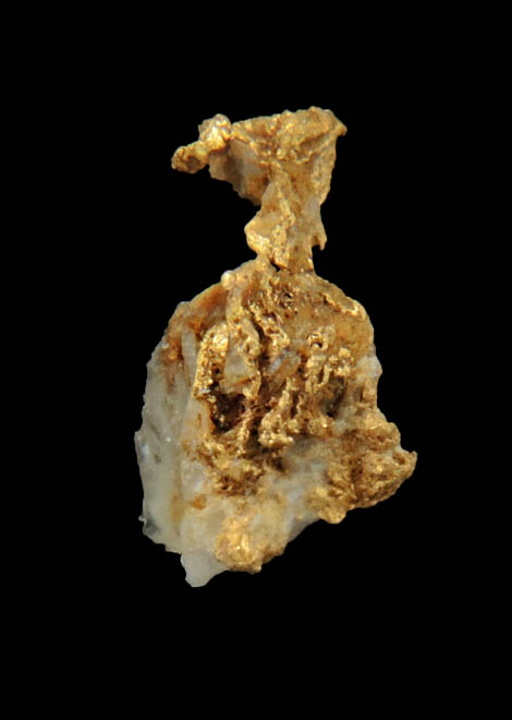 Gold in Quartz from Jamestown Mining District, Tuolumne County, California