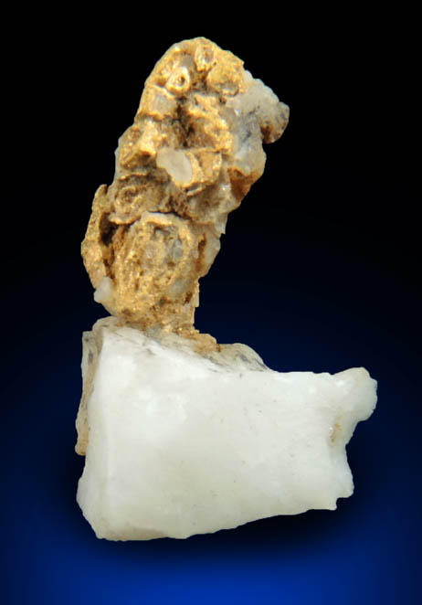 Gold on Quartz from Jamestown Mining District, Tuolumne County, California