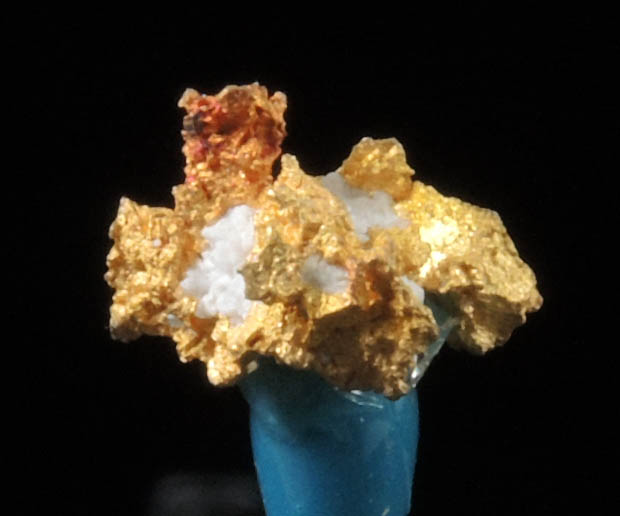 Gold on Quartz from Mother Lode Gold Belt, Amador County, California