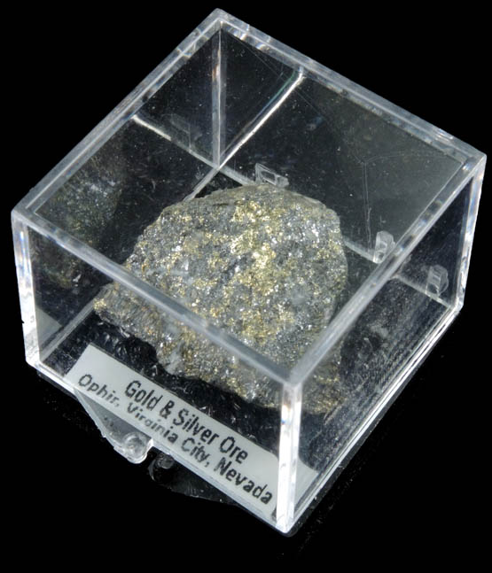 Silver Ore with Chalcopyrite from Comstock Lode, Virginia City, Storey County, Nevada
