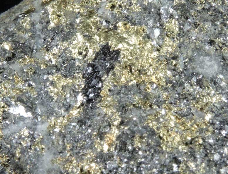 Silver Ore with Chalcopyrite from Comstock Lode, Virginia City, Storey County, Nevada