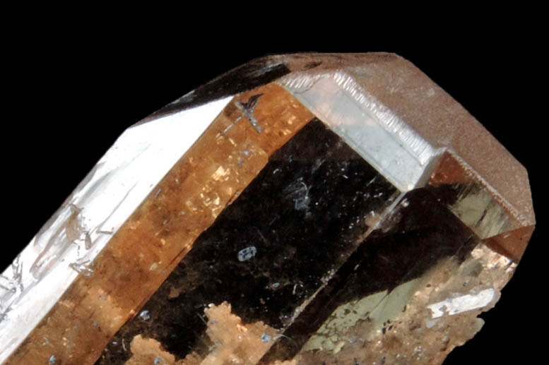 Topaz with rhyolite inclusions from Topaz Mountain, Thomas Range, Juab County, Utah