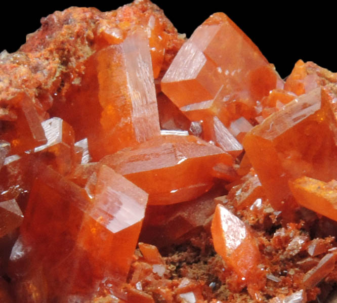 Wulfenite from Red Cloud Mine, Silver District, La Paz County, Arizona