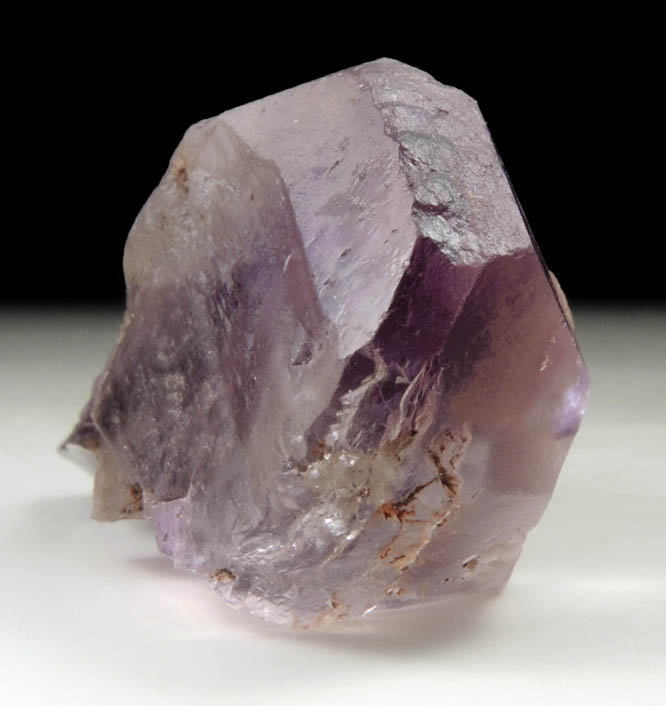 Quartz var. Amethyst (with rare pinacoid termination face) from Four Peaks Amethyst Deposit, Mazatzal Mountains, Maricopa County, Arizona