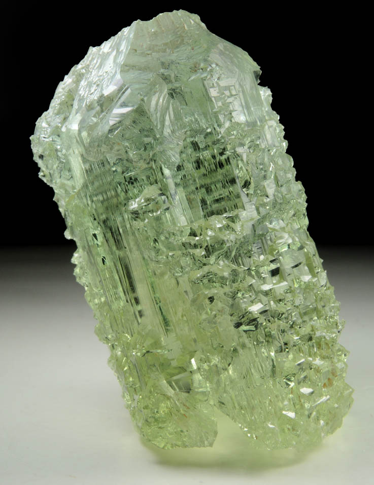 Beryl var. Heliodor (gem-grade crystal) from Volodarsk-Volynskii, Zhitomir Oblast, Ukraine