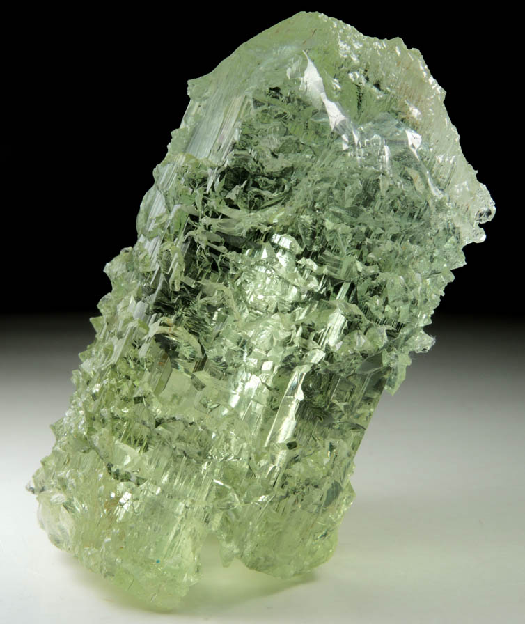 Beryl var. Heliodor (gem-grade crystal) from Volodarsk-Volynskii, Zhitomir Oblast, Ukraine