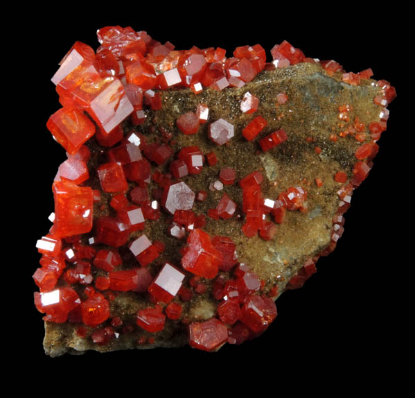 Vanadinite from Apache Mine (Vanadium Shaft), 8 km north of Globe, Gila County, Arizona