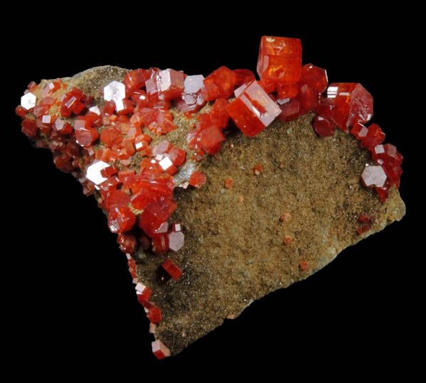 Vanadinite from Apache Mine (Vanadium Shaft), 8 km north of Globe, Gila County, Arizona