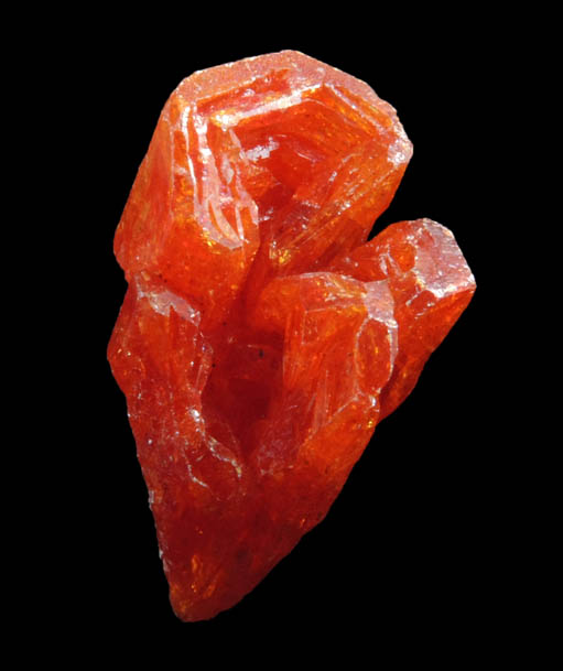 Vanadinite (hoppered habit) from Old Yuma Mine, west of Tucson, Pima County, Arizona