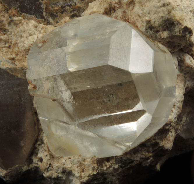 Topaz with Quartz from Kleine Spitzkoppe, 47 km WNW of Usakos, Erongo region, Namibia