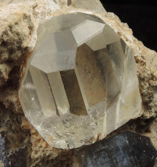 Topaz with Quartz from Kleine Spitzkoppe, 47 km WNW of Usakos, Erongo region, Namibia