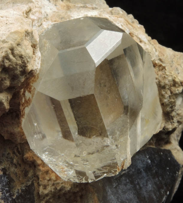 Topaz with Quartz from Kleine Spitzkoppe, 47 km WNW of Usakos, Erongo region, Namibia