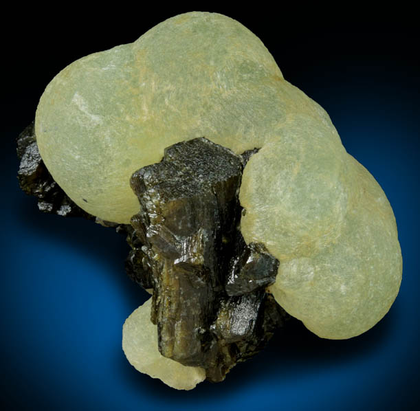 Prehnite with Epidote from Bendoukou, Sandare District, Kayes Region, Mali