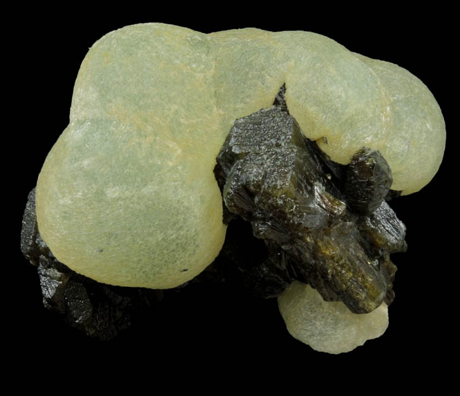 Prehnite with Epidote from Bendoukou, Sandare District, Kayes Region, Mali