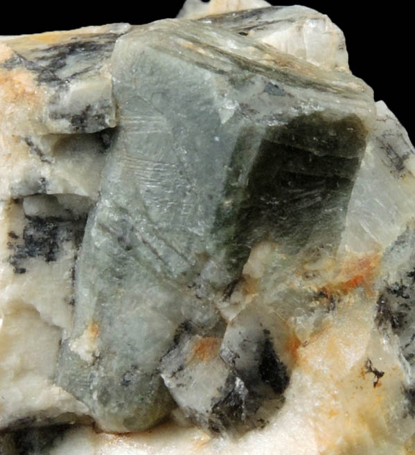 Fluorapatite var. Manganapatite from GE No. 2 Pollucite Quarry, Buckfield, Oxford County, Maine