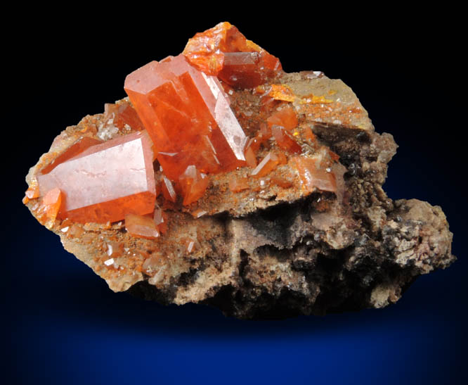 Wulfenite with minor Willemite from Red Cloud Mine, Silver District, La Paz County, Arizona