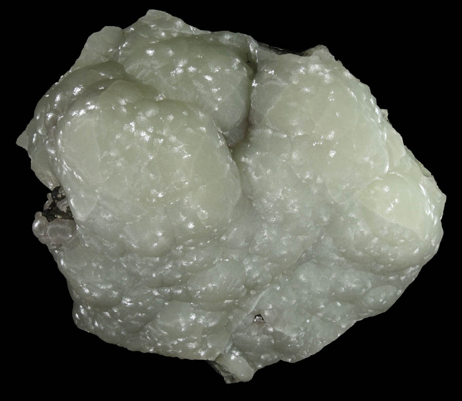 Smithsonite over Goethite-Hematite from Santa Eulalia District, Aquiles Serdn, Chihuahua, Mexico