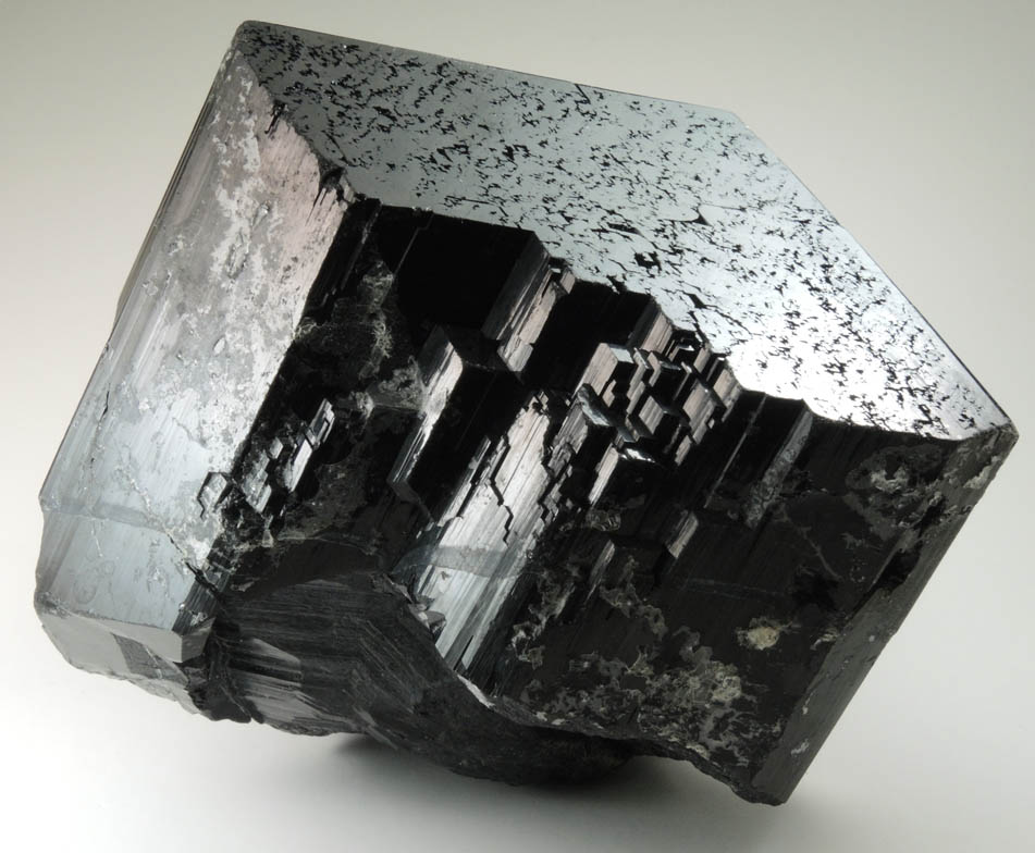 Schorl Tourmaline with Hyalite Opal from Erongo Mountains, 20 km north of Usakos, Damaraland, Namibia