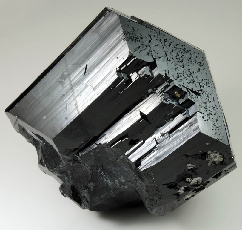 Schorl Tourmaline with Hyalite Opal from Erongo Mountains, 20 km north of Usakos, Damaraland, Namibia