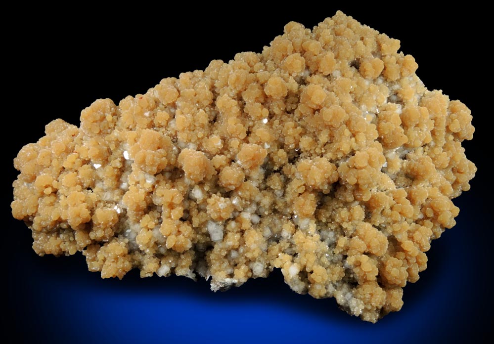 Mimetite on Calcite from Santa Eulalia District, Aquiles Serdn, Chihuahua, Mexico