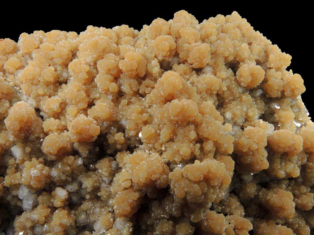 Mimetite on Calcite from Santa Eulalia District, Aquiles Serdn, Chihuahua, Mexico