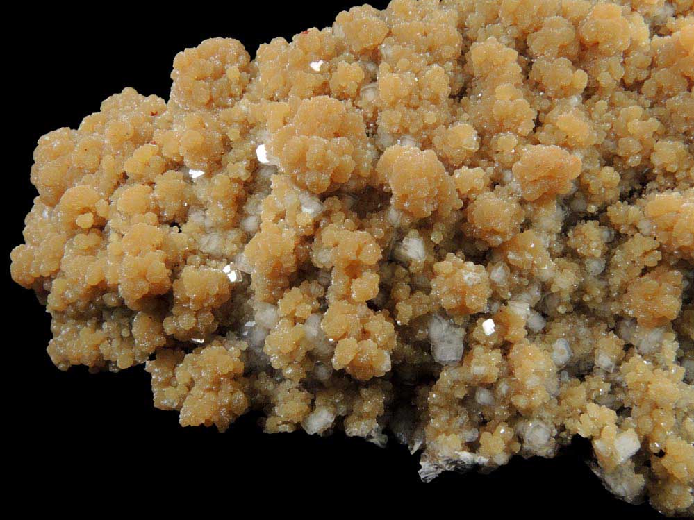 Mimetite on Calcite from Santa Eulalia District, Aquiles Serdn, Chihuahua, Mexico
