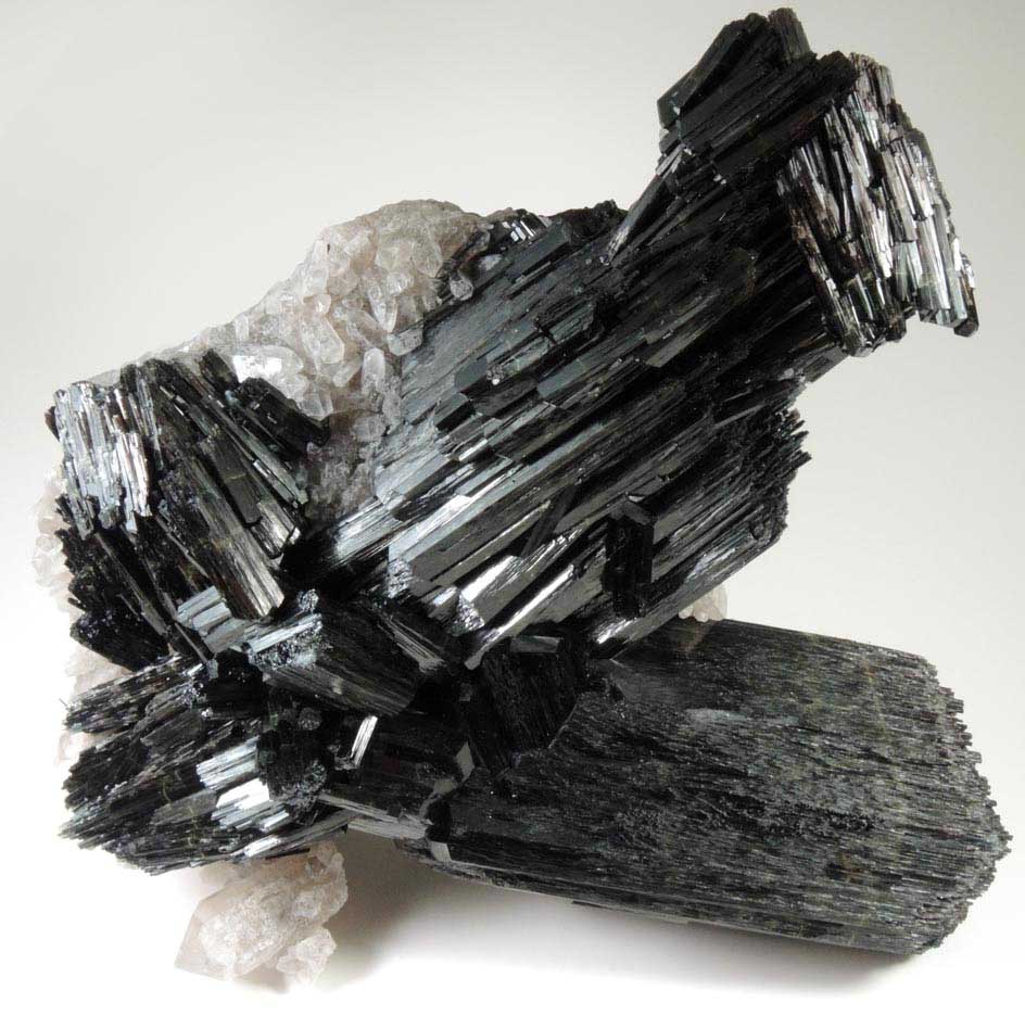 Schorl Tourmaline with Quartz from Erongo Mountains, 20 km north of Usakos, Damaraland, Namibia