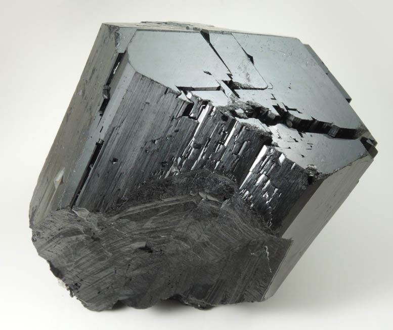 Schorl Tourmaline with Hyalite Opal from Erongo Mountains, 20 km north of Usakos, Damaraland, Namibia