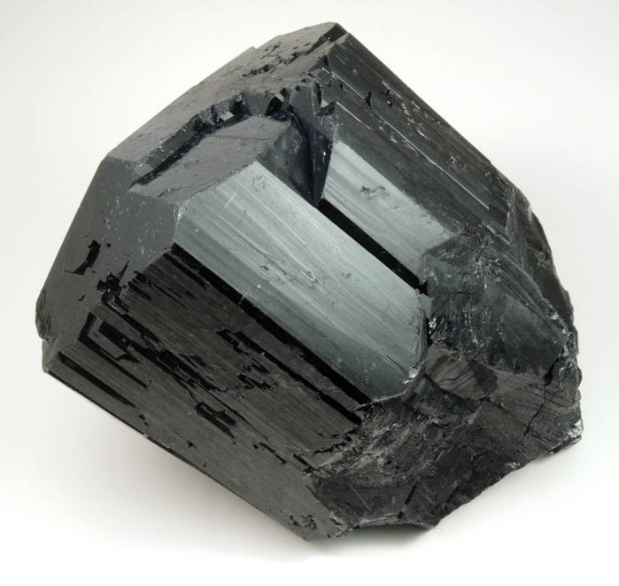 Schorl Tourmaline with Hyalite Opal from Erongo Mountains, 20 km north of Usakos, Damaraland, Namibia