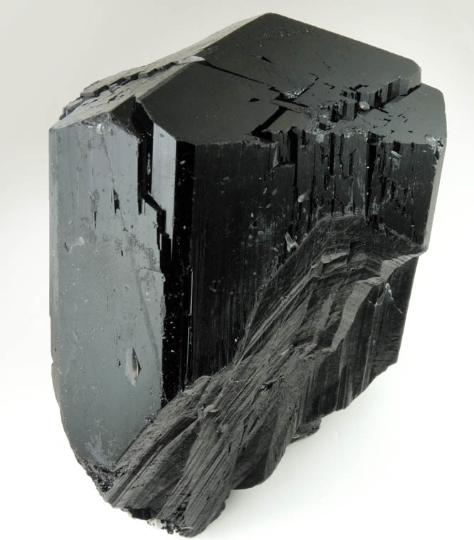 Schorl Tourmaline with Hyalite Opal from Erongo Mountains, 20 km north of Usakos, Damaraland, Namibia