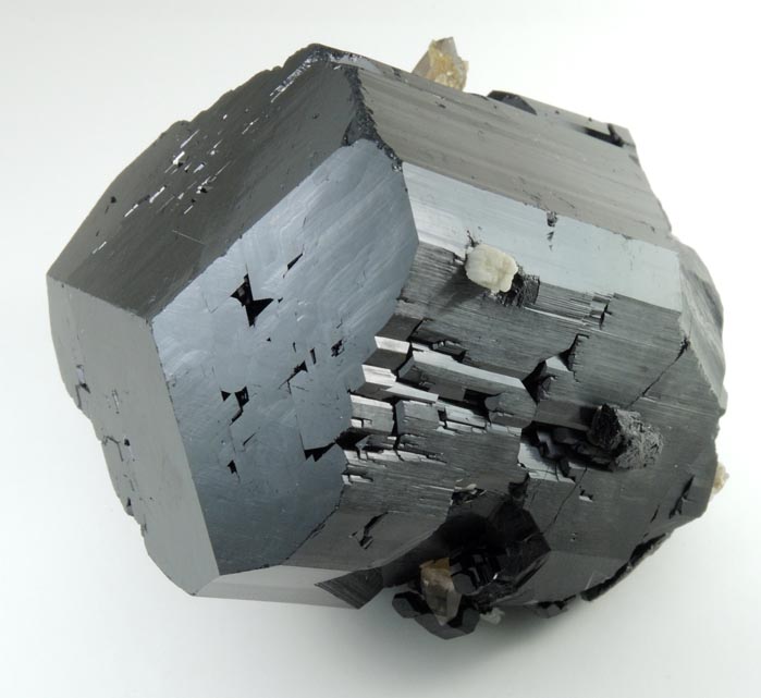 Schorl Tourmaline with Hyalite Opal from Erongo Mountains, 20 km north of Usakos, Damaraland, Namibia