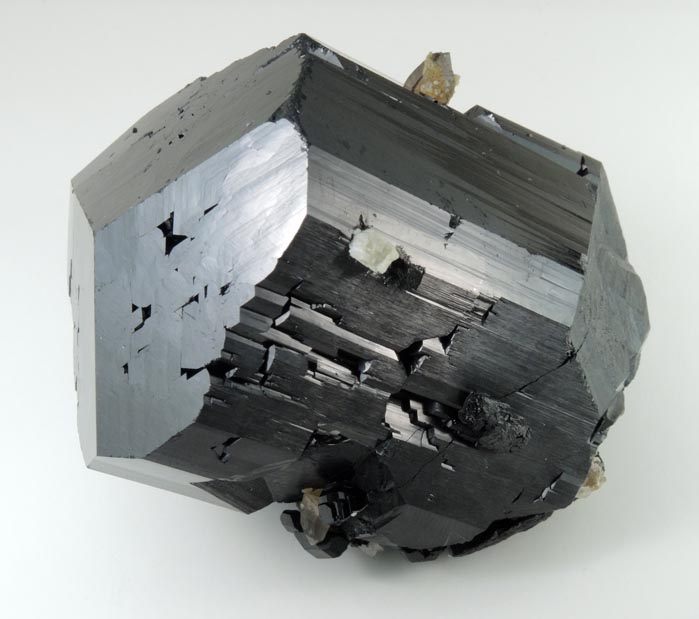 Schorl Tourmaline with Hyalite Opal from Erongo Mountains, 20 km north of Usakos, Damaraland, Namibia