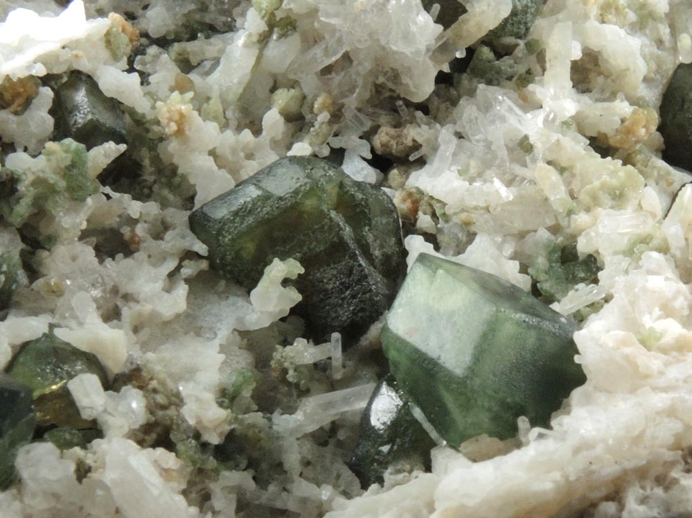 Andradite var. Demantoid Garnet from Antetezambato, Ambanja, Antsiranana Province, Madagascar