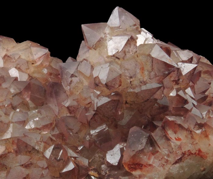 Quartz var. Smoky-Amethyst over Barite from Rincon District, Doa Ana County, New Mexico